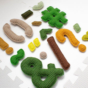 Punctuation and Symbols Crochet Pattern
