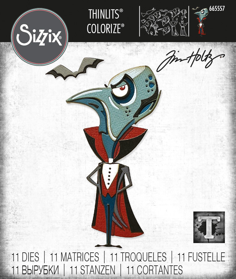 Sizzix Thinlits Die Set 11PK - The Count, Colorize