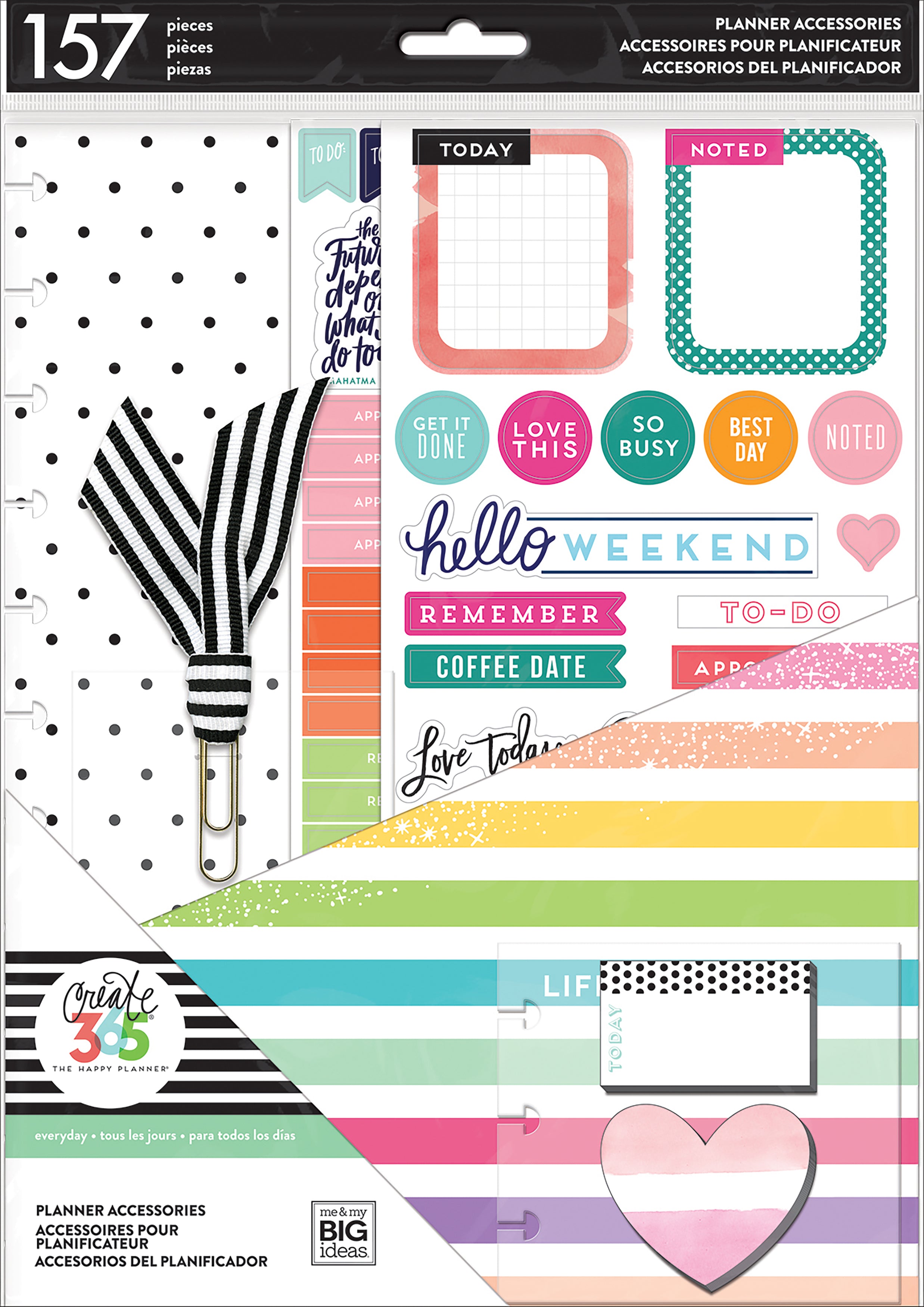 Happy Planner Big Accessories 157/Pkg - Life Is Lovely