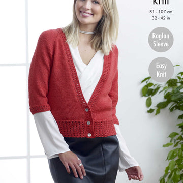 Cardigans in King Cole Glitz DK - 5027 - Downloadable PDF