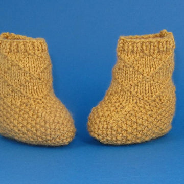 Grandads Socks Baby Booties