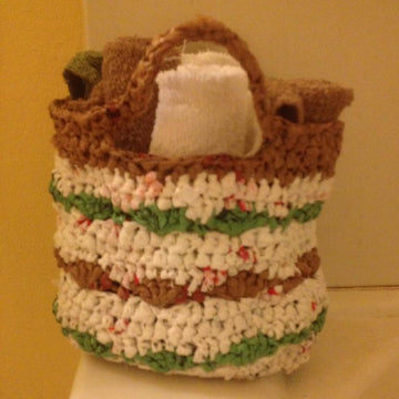 Plarn Shower and Bath Caddy