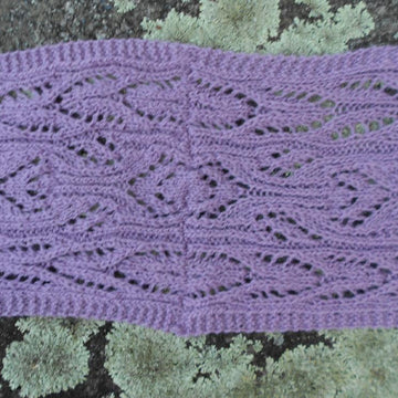 Marie's Amethyst Lace Scarf