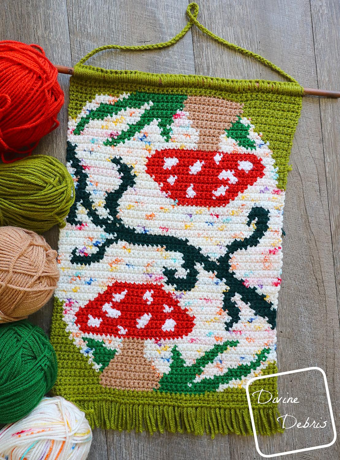 Mushroom Reflections Wall Hanging