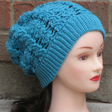 Flora Cabled Slouch Hat