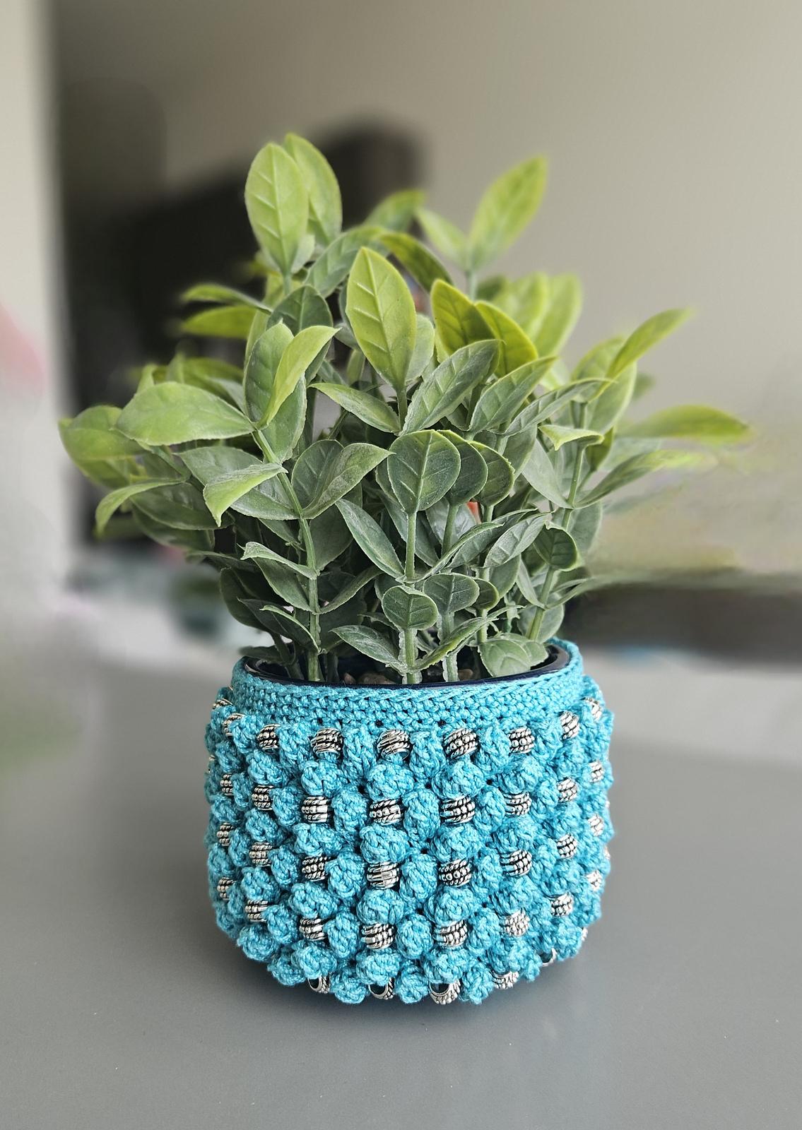 Beads and Popcorn Cozy