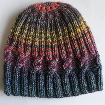 Small Spiral Cable Hat