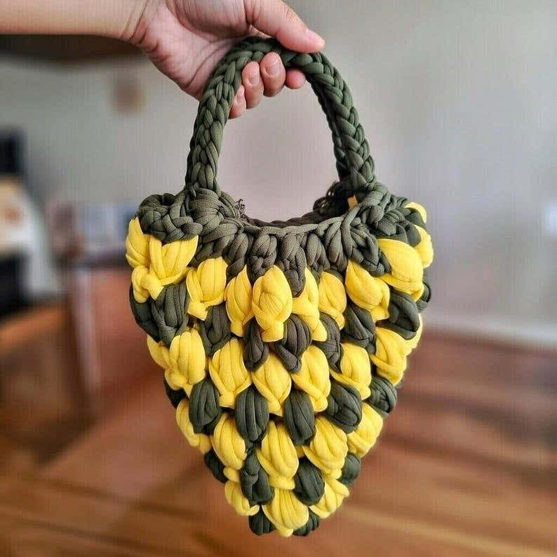 Crochet Macrame Bag Pattern – Easy Handbag PDF + Video Tutorial