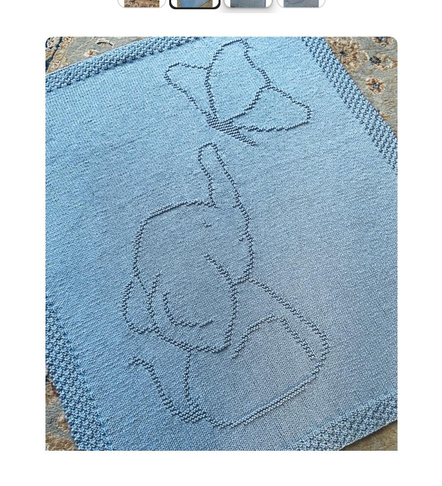 Elephant and Butterfly Blanket