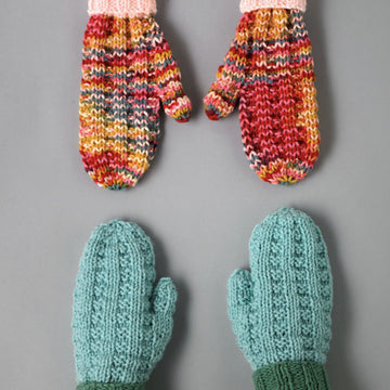 Mighty Fine Mittens - Free Gloves Knitting Pattern for Women in Paintbox Yarns Simply Chunky & Chunky Potts by Paintbox Yarns