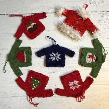 Christmas Sweater Tree Ornaments