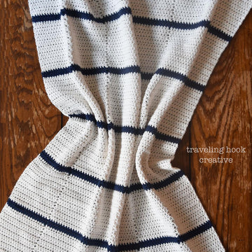 Nantucket Nautical Baby Blanket