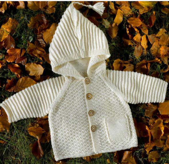 Charlie Jacket Knitting Pattern 7 Sizes Newborn to 4 Years
