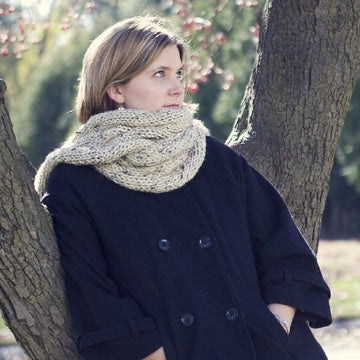 Rolling Cables Scarf - Bulky