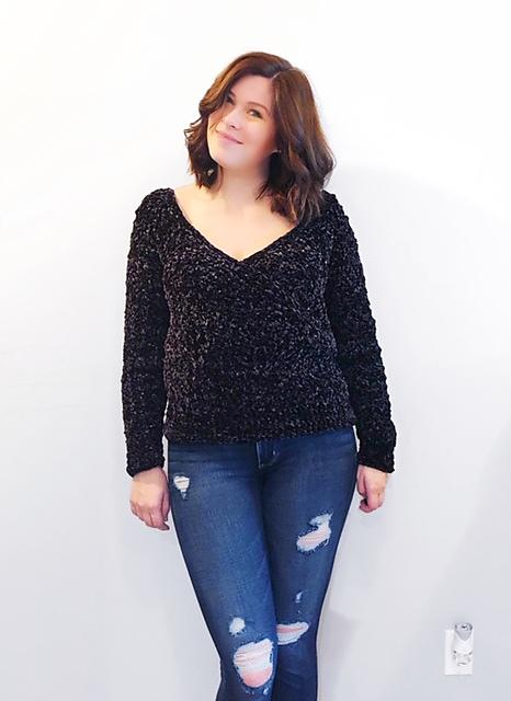 V is for Velvet Sweater