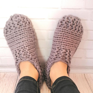 Merino wool slippers