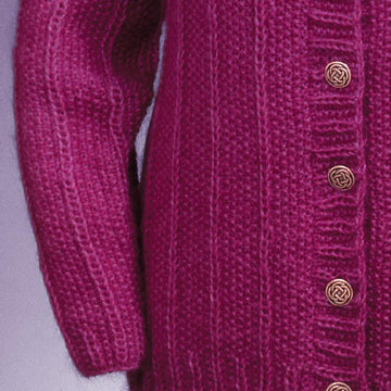 Seed and Slip Stitch Rib Cardigan #118