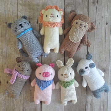 Knit Baby Animal Set