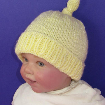 Baby Topknot Beanie Hat