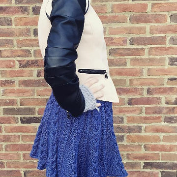 Caitlin Cabled Skater Skirt