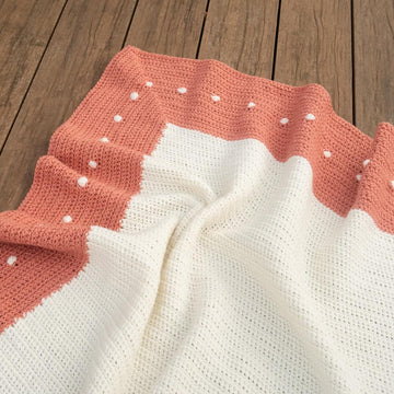 Polka Dots Edge Blanket