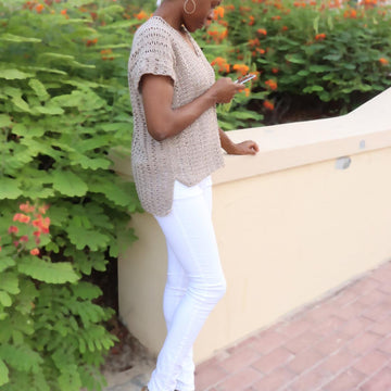 Open Waves Top- Crochet pattern for Women