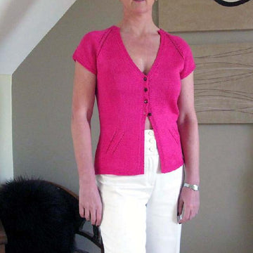 Top down cardigan