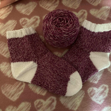 The cosy contrast sock