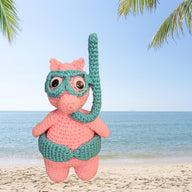 Snorkeling Pig