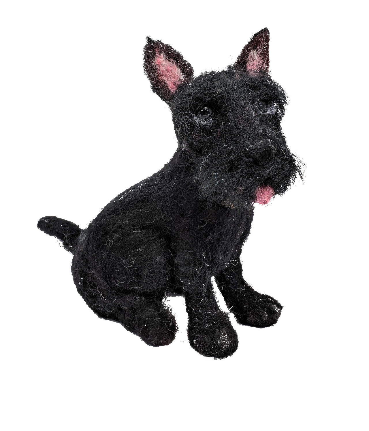 The Crafty Kit Company Dinky Dogs Scottie Dog Needle Felting Kit - 190 x 290 x 94mm