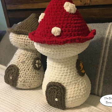 Mushroom Fairy House Plush