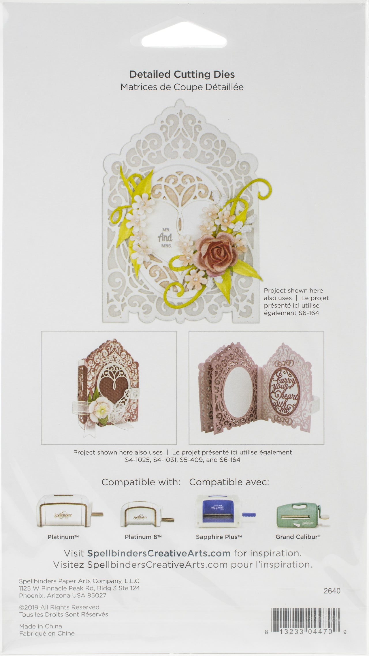 Spellbinders Shapeabilities Dies By Becca Feeken - I Carry Your Heart 3D Layering