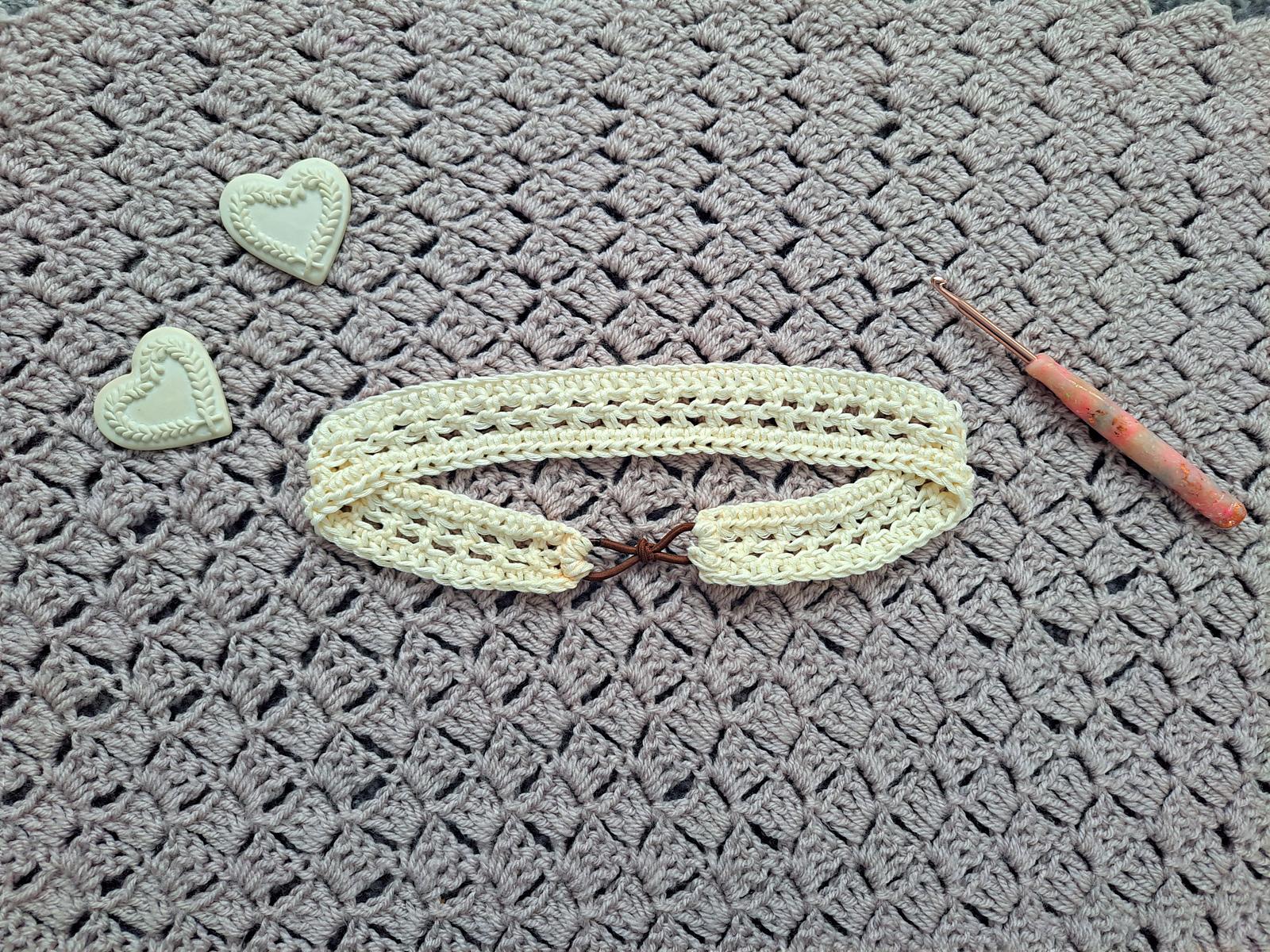 Crochet Romantic Precious Headband Pattern