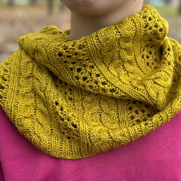Marigold Twist Cowl