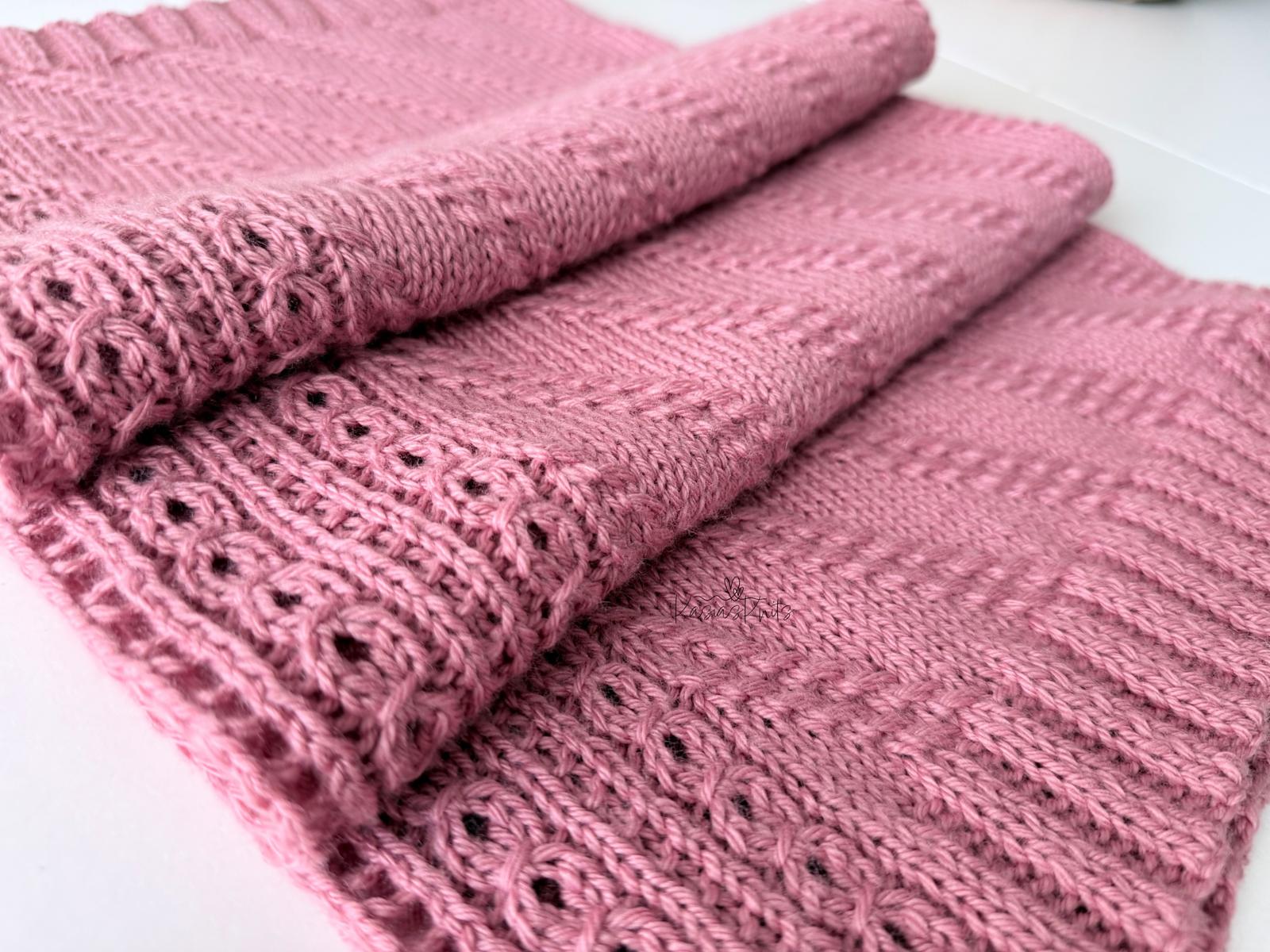 Rosie Rows Baby Blanket
