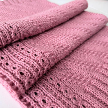 Rosie Rows Baby Blanket