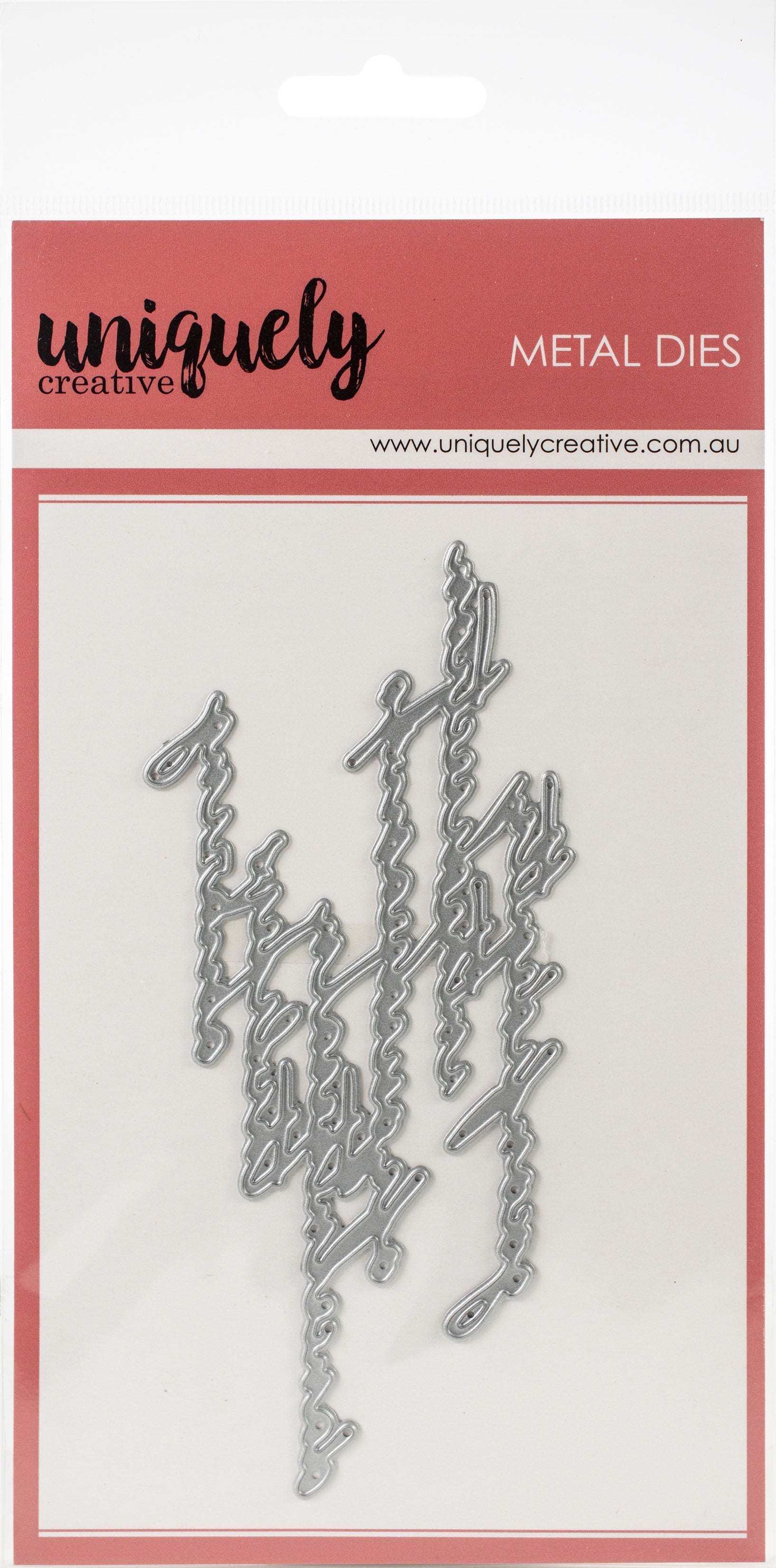 Uniquely Creative Metal Dies - Scripty Texture