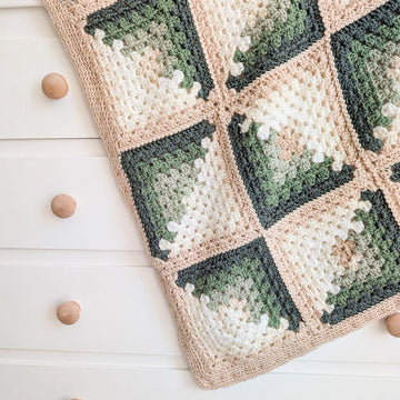 Log Cabin Baby Blanket