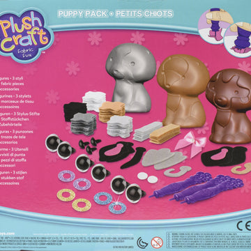 Orb Factory Plushcraft Fabric Fun Kit - Puppy Pack