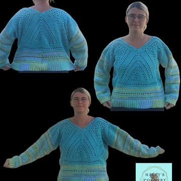Sunburst pullover