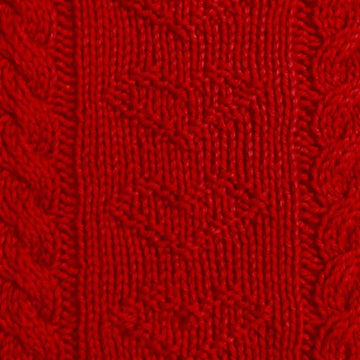 Hearts Aligned Knit Square