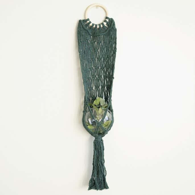 Hoooked DIY Macrame Kit Planthanger Bali Pine