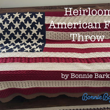 Heirloom American Flag Throw