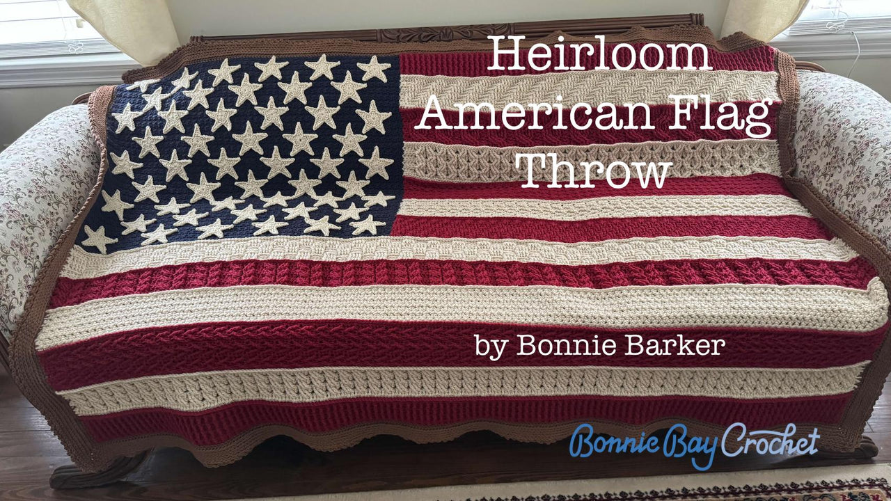 Heirloom American Flag Throw