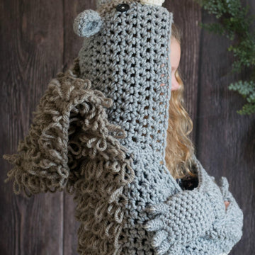 Hooded Woodland Squirrel Blanket