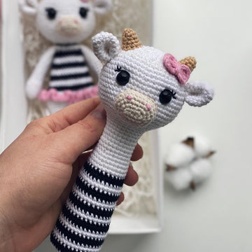 Rattle toy cow