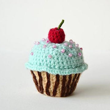 Cherry Cupcake Crochet Pattern, Cupcake Amigurumi Pattern, Food Crochet Pattern, Food Amigurumi