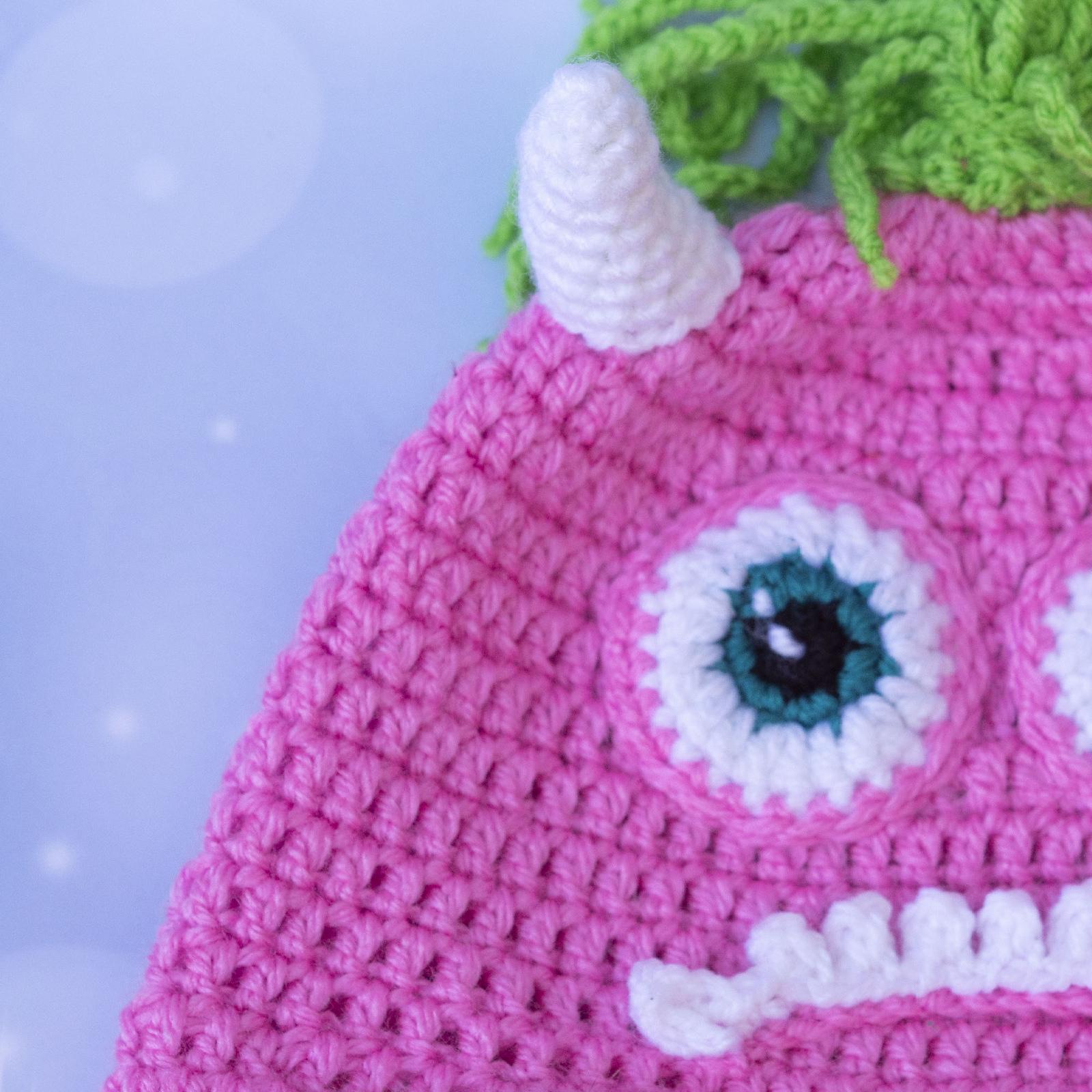 Pink monster Hat