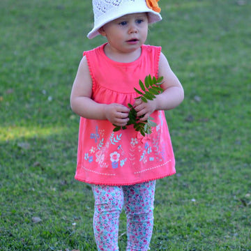 Grassland Flower Panama Hat