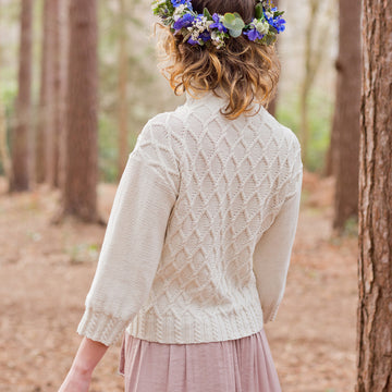 Krans Jumper - Jumper Knitting Pattern For Women in MillaMia Naturally Soft Cotton by MillaMia